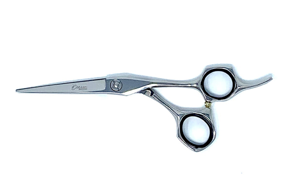 bokhari professional offset hairstyling shears handle salon stylist barber scissors