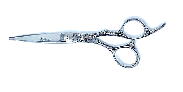 bokhari professional ergonomic full convex hairstyling shears cosmetology salon barber scissors