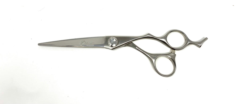 bokhari professional offset handle hairstyling shears cosmetology salon barber scissors