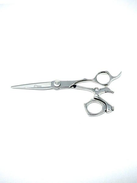 bokhari professional ergonomic swivel thumb hairstyling shears cosmetology salon stylist barber scissors